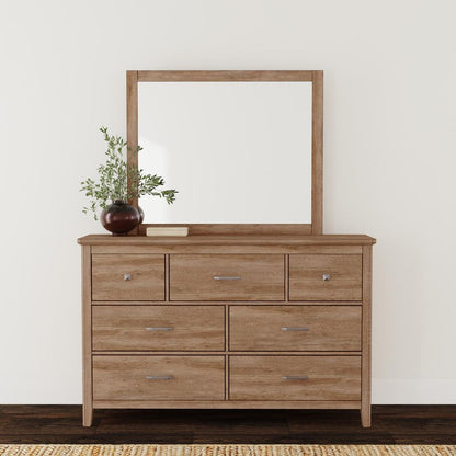 A-America - Geo Heights Dresser & Mirror in Butterscotch - GEOBT5552 veiw 8
