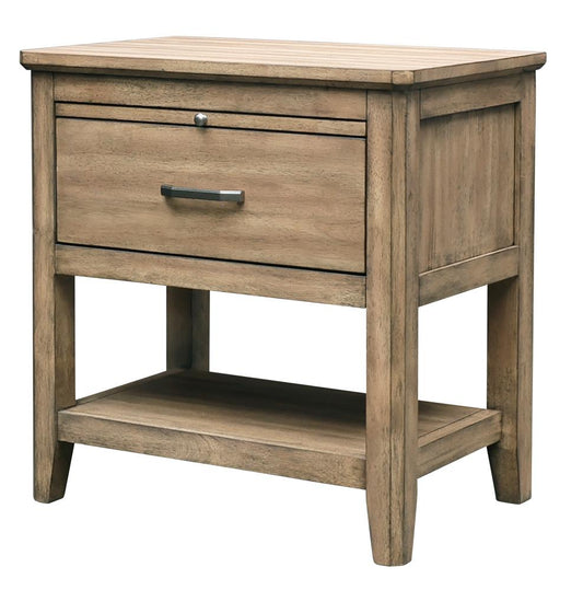 A-America - Geo Heights Nightstand in Butterscotch - GEOBT5750 veiw 1