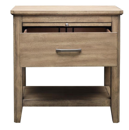 A-America - Geo Heights Nightstand in Butterscotch - GEOBT5750 veiw 3
