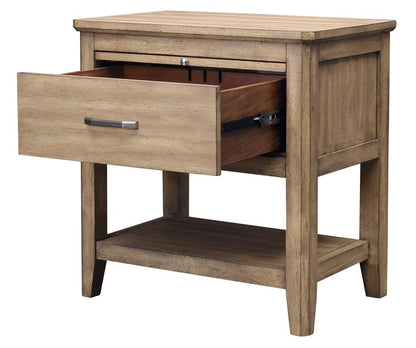 A-America - Geo Heights Nightstand in Butterscotch - GEOBT5750 veiw 4