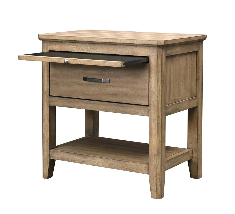 A-America - Geo Heights Nightstand in Butterscotch - GEOBT5750 veiw 5