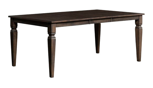 A-America - Kingston 60in - 78in Leg Table with (1) 18in Butterfly Leaf - KIGDG6070 veiw 1