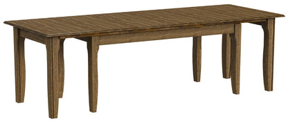 A-America - Leucadia 61.25in-133.25in Three-Leaf Extension Table in Toasted Java - LEUTJ617L veiw 1