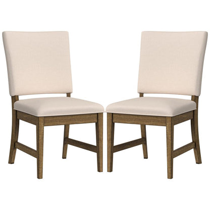 A-America - Leucadia Ladderback Side Chair with Upholstered Seat (2 pack) in Toasted Java - LEUTJ2692 view 1