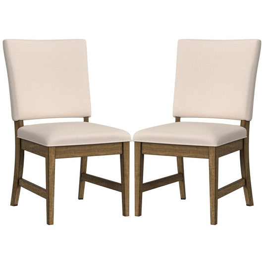 A-America - Leucadia Ladderback Side Chair with Upholstered Seat (2 pack) in Toasted Java - LEUTJ2692 veiw 1