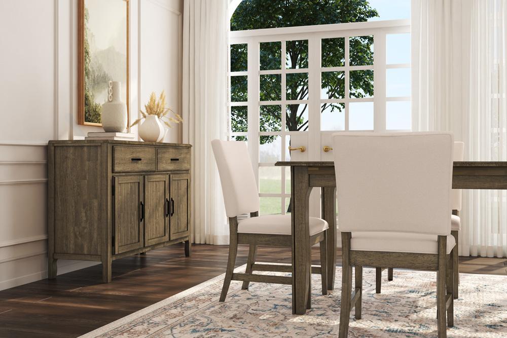 A-America - Leucadia Ladderback Side Chair with Upholstered Seat (2 pack) in Toasted Java - LEUTJ2692 veiw 4