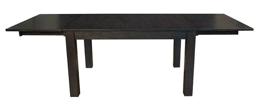 A-America - Mariposa 64in - 100in Dining Height Leg Table with (2) 18in Butterfly Leaves, Warm Grey Finish - MRPWG6201 view 1