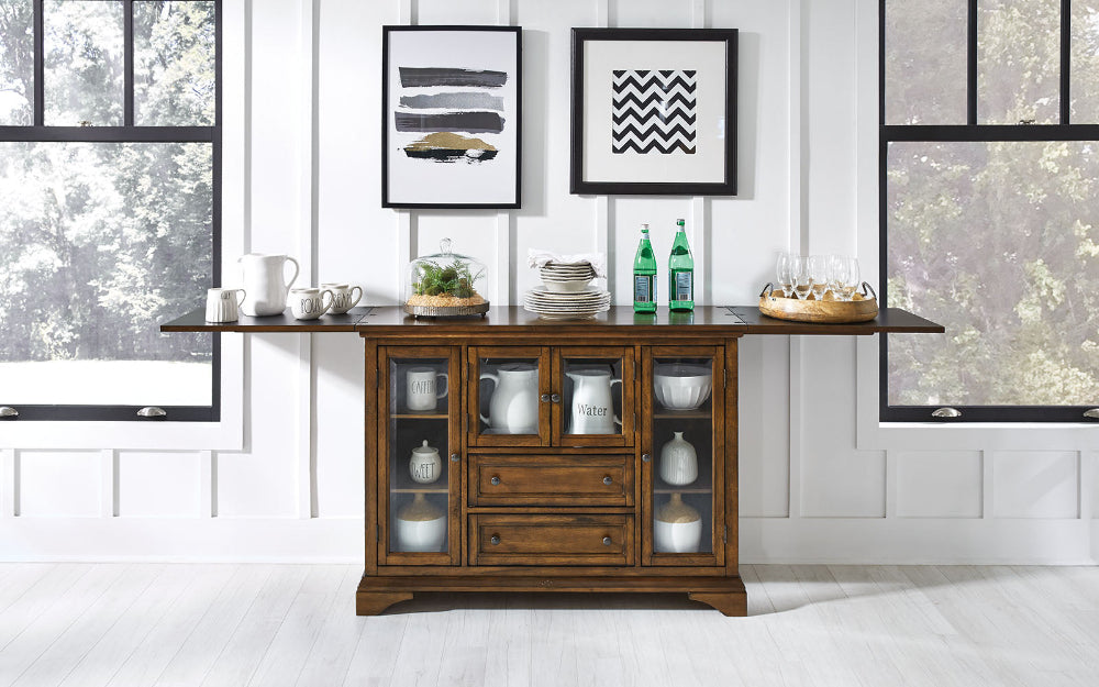 A-America - Mariposa Flip-Top Server in Rustic Whiskey Finish - MRPRW9010 view 6