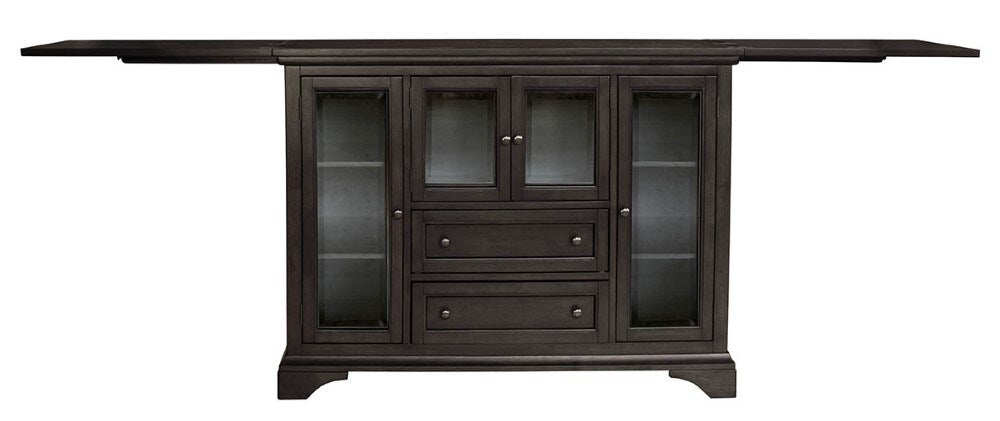 A-America - Mariposa Flip-Top Server in Warm Grey Finish - MRPWG9010 view 2