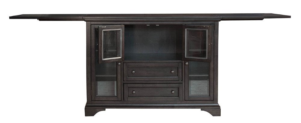 A-America - Mariposa Flip-Top Server in Warm Grey Finish - MRPWG9010 view 3