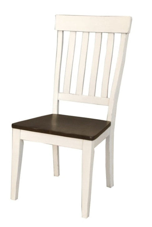 A-America - Mariposa Slatback Side Chair in Cocoa-Chalk Finish (Set of 2) - MRPCO2652 veiw 1
