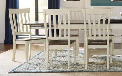 A-America - Mariposa Slatback Side Chair in Cocoa-Chalk Finish (Set of 2) - MRPCO2652 veiw 2