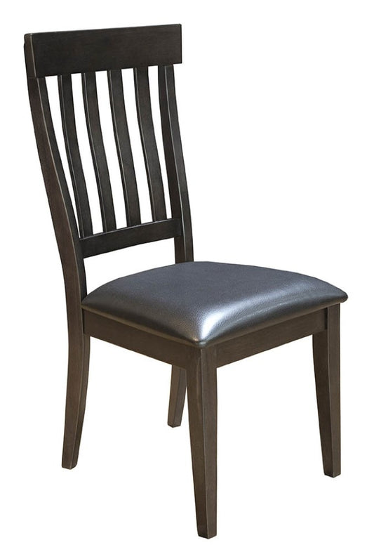 A-America - Mariposa Slatback Side Chair with Upholstered Seat in Warm Grey Finish (Set of 2) - MRPWG2652 view 1