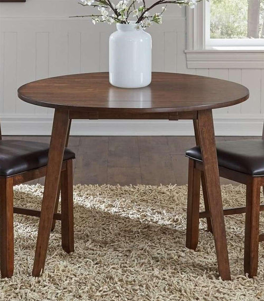A-America - Mason 26in - 42in Round Dropleaf Table - MASMA6120 veiw 1