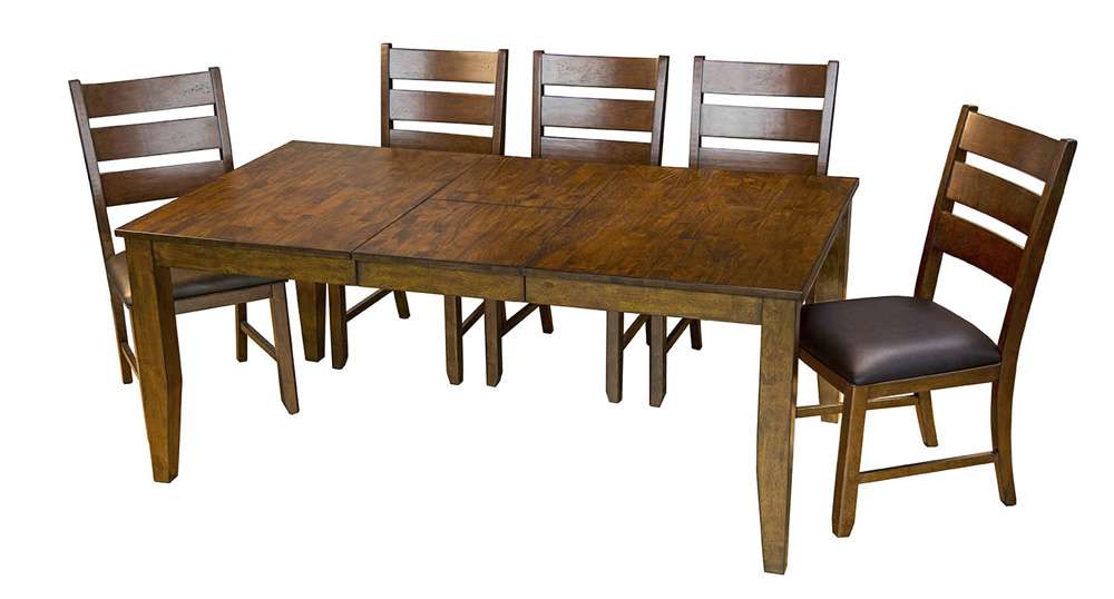 A-America - Mason 54in - 72in Rectangular Leg Table with (1) 18in Butterfly Leaf - MASMA6320 veiw 6