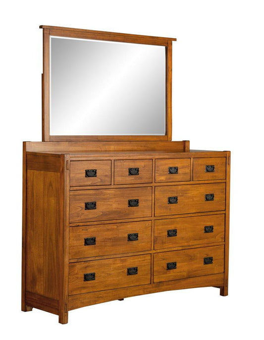 A-America - Mission Hill Dresser & Mirror in Harvest - MIHHA5552 veiw 1