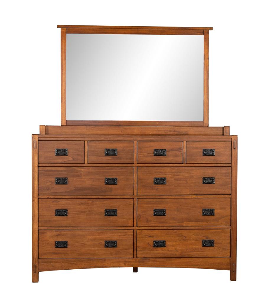 A-America - Mission Hill Dresser & Mirror in Harvest - MIHHA5552 veiw 2