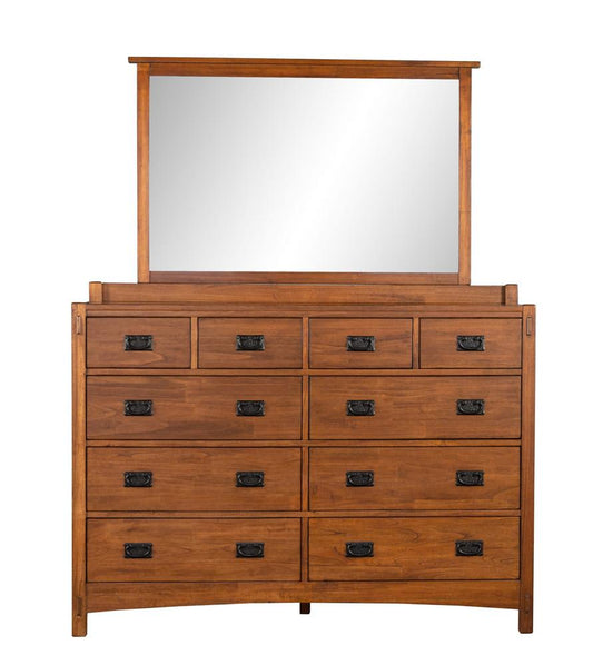 A-America - Mission Hill Dresser & Mirror in Harvest - MIHHA5552 veiw 2