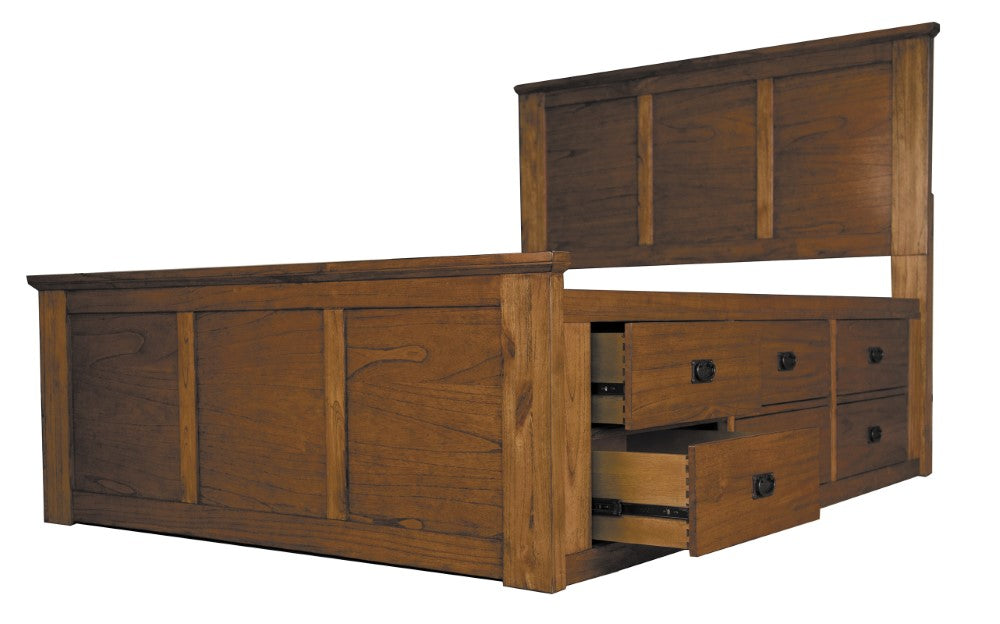 A-America - Mission Hill King Storage Captains Bed - MIHHA5151 veiw 1