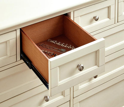 A-America - Northlake Dresser & Mirror in White Linen - NRLWT5552 veiw 3