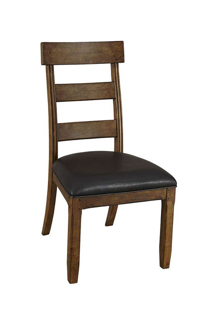A-America - Ozark Ladderback Side Chair, with Upholstered Seat (Set of 2) - OZAMA2252 view 1