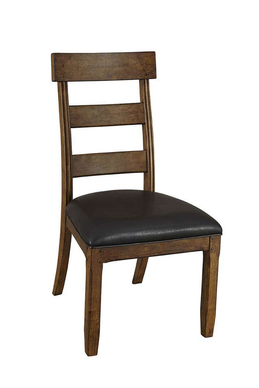 A-America - Ozark Ladderback Side Chair, with Upholstered Seat (Set of 2) - OZAMA2252 veiw 1