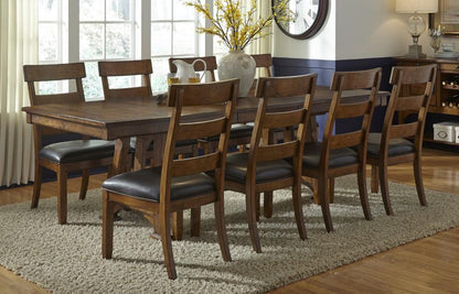 A-America - Ozark Ladderback Side Chair, with Upholstered Seat (Set of 2) - OZAMA2252 veiw 3