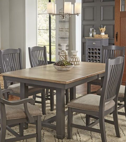 A-America - Port Townsend 68in - 88in Trestle Table with Leaf - POTSP6310 veiw 1