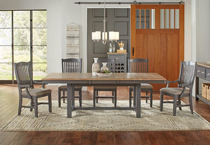 A-America - Port Townsend 68in - 88in Trestle Table with Leaf - POTSP6310 veiw 3