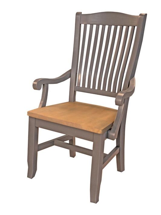 A-America - Port Townsend Slatback Arm Chair with Wood Seating (Set of 2) - POTSP2662 veiw 1