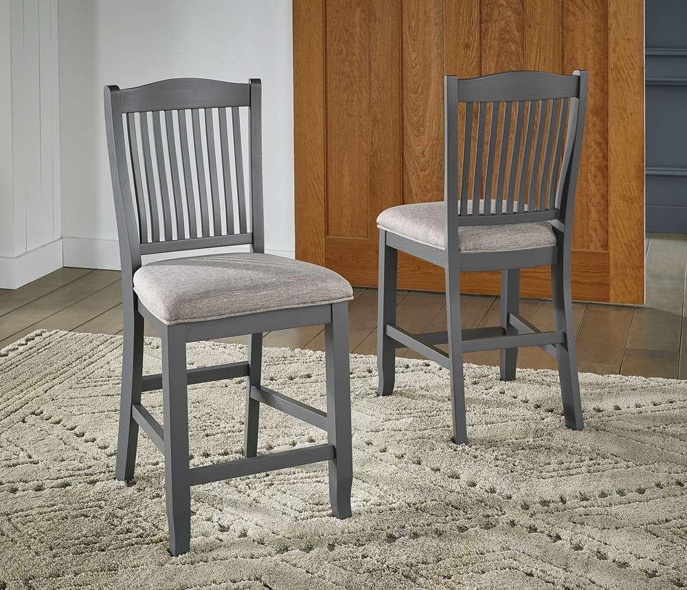 A-America - Port Townsend Slatback Upholstered Stool - POTSP3452 veiw 2