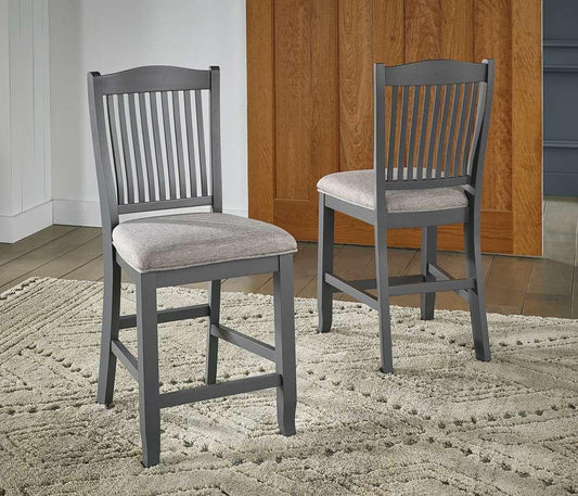 A-America - Port Townsend Slatback Upholstered Stool - POTSP3452 veiw 2