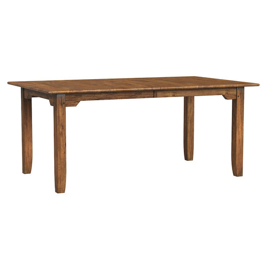 A-America - Silverdale 70" - 90" Leg Table with (1) 20" Self-Storing Butterfly Leaf - SILRU6300 view 1