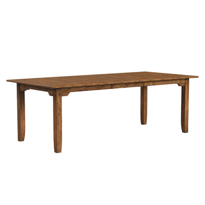A-America - Silverdale 70" - 90" Leg Table with (1) 20" Self-Storing Butterfly Leaf - SILRU6300 view 4
