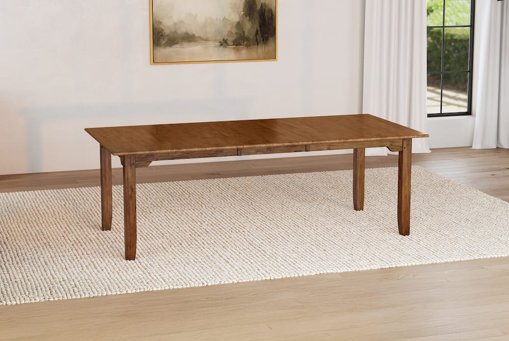 A-America - Silverdale 70" - 90" Leg Table with (1) 20" Self-Storing Butterfly Leaf - SILRU6300 view 6