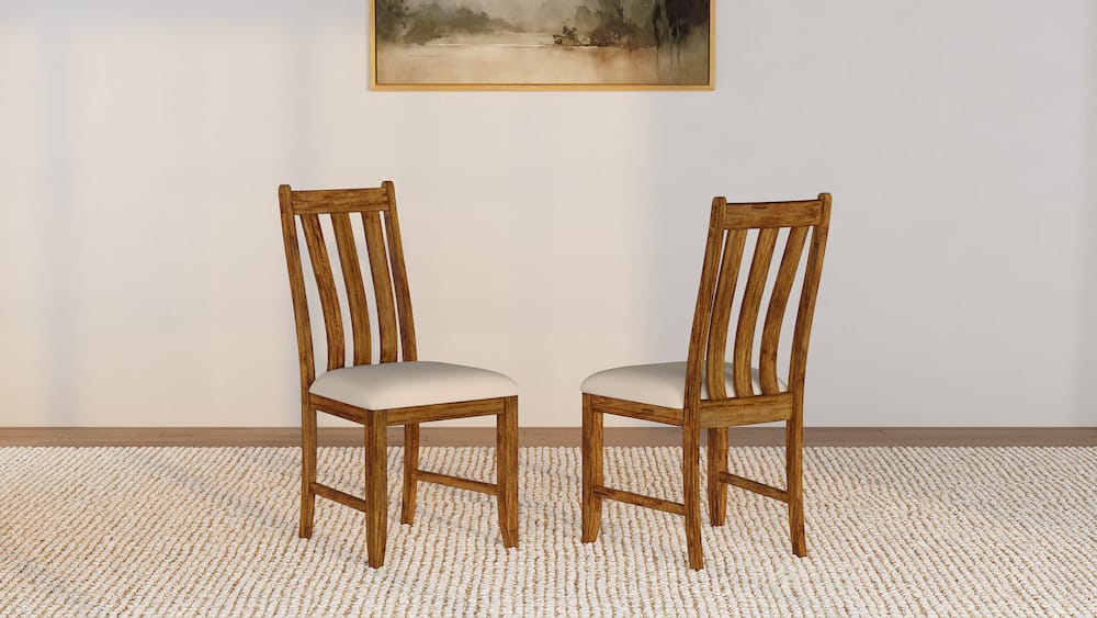 A-America - Silverdale Slatback Chair with Upholstered Seat (Pack of 2) - SILRU2752 view 4
