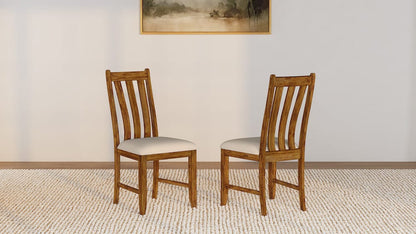 A-America - Silverdale Slatback Chair with Upholstered Seat (Pack of 2) - SILRU2752 view 4
