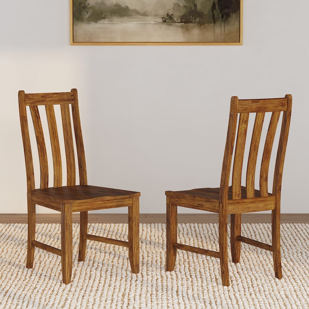 A-America - Silverdale Slatback Chair with Wood Seat (Pack of 2) - SILRU2552 view 3