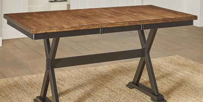 A-America - Stormy Ridge 54in - 72in Gather Height Table with (1) 18in Butterfly Leaf - STOBL6700 view 2