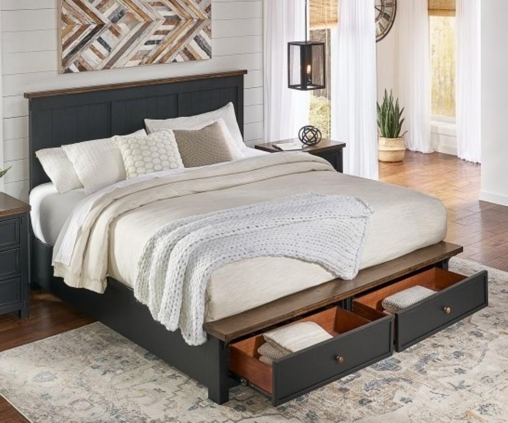 A-America - Stormy Ridge Queen Storage Bed - STOBL5031 veiw 1
