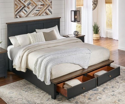 A-America - Stormy Ridge Queen Storage Bed - STOBL5031 veiw 1