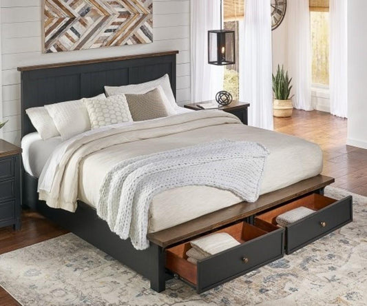 A-America - Stormy Ridge Queen Storage Bed - STOBL5031 veiw 1