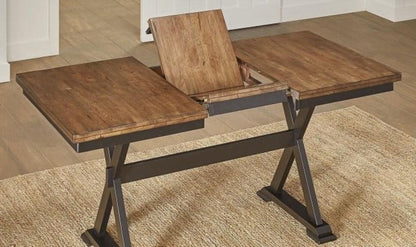 A-America - Stormy Ridge 54in - 72in Gather Height Table with (1) 18in Butterfly Leaf - STOBL6700 view 3