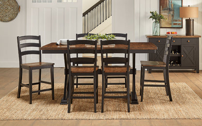 A-America - Stormy Ridge 54in - 72in Gather Height Table with (1) 18in Butterfly Leaf - STOBL6700 view 5