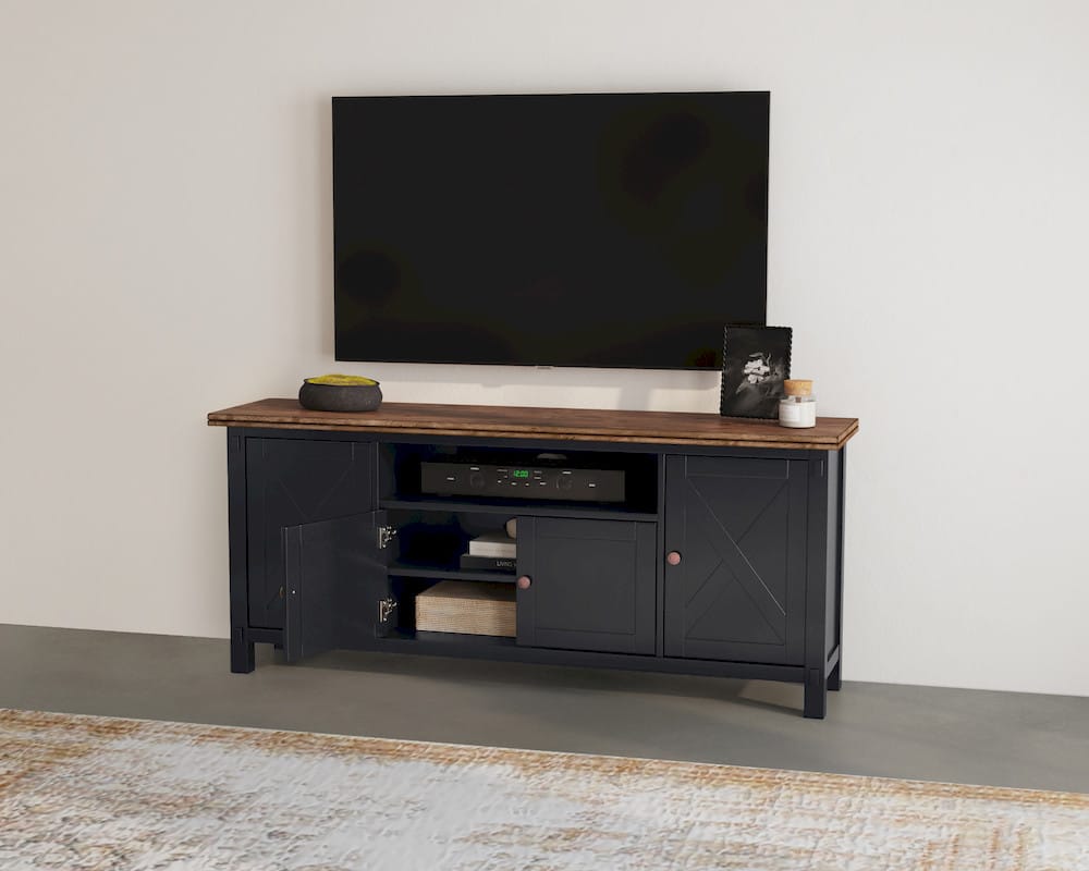 A-America - Stormy Ridge 72" Media Console - STOBL7710 view 5