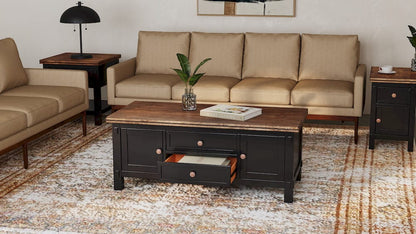 A-America - Stormy Ridge Coffee Table w/ Casters - STOBL7130 view 3