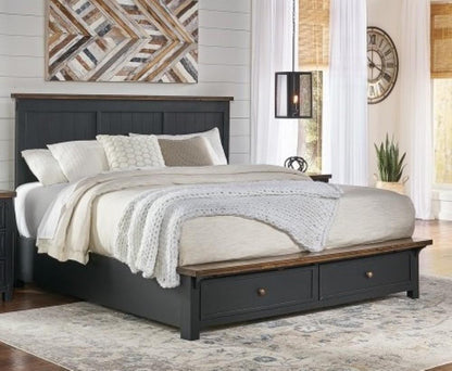 A-America - Stormy Ridge King Storage Bed - STOBL5131 view 1
