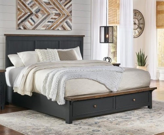A-America - Stormy Ridge King Storage Bed - STOBL5131 view 1