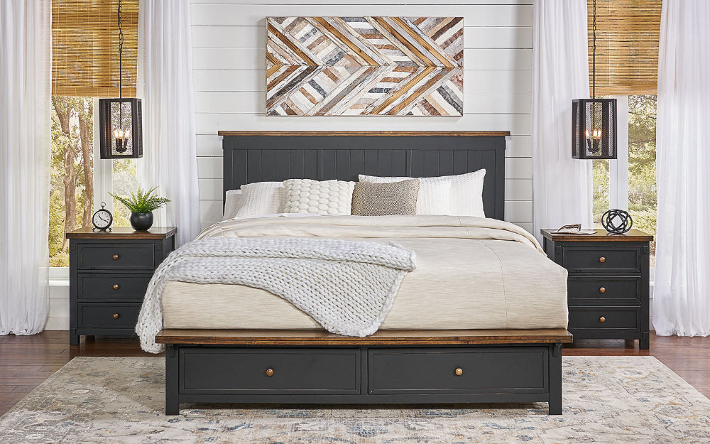 A-America - Stormy Ridge King Storage Bed - STOBL5131 view 6