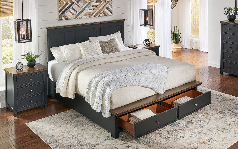A-America - Stormy Ridge King Storage Bed - STOBL5131 view 8
